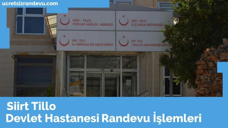 Tillo Devlet Hastanesi